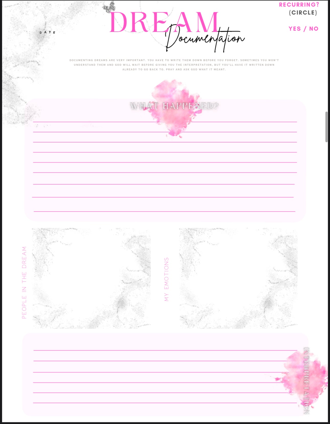Intentional Growth Digital Planner