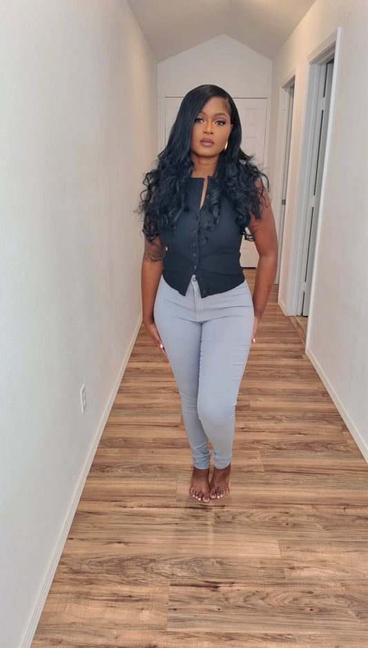 Gray Skinnies Women’s Sz M